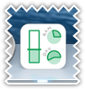 System usage dock icon - green color scheme