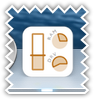 System usage dock icon - brown color scheme